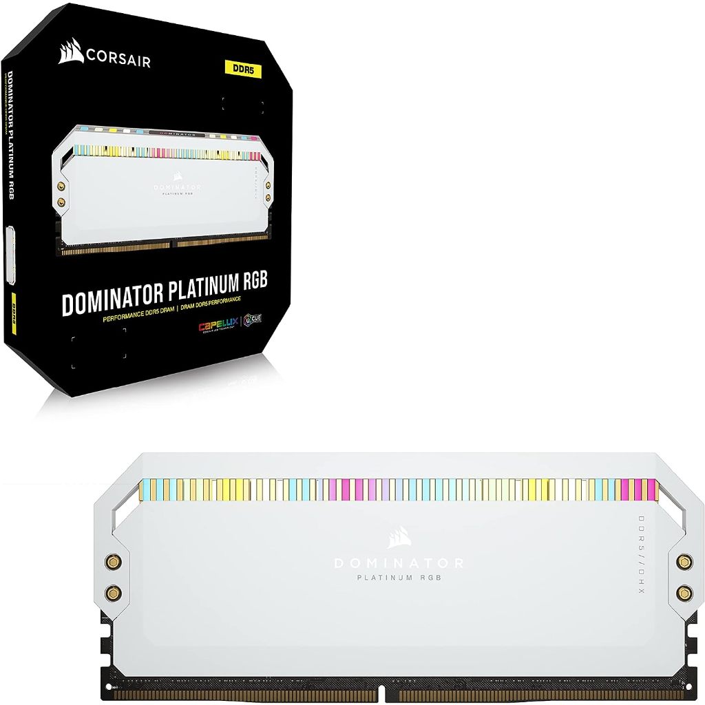 DOMINATOR PLATINUM RGB DDR5 : CMT64GX5M2B5600C40W : WHITE