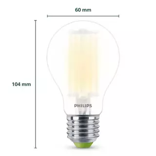 Philips หลอดไฟฟิลิปส์ รุ่นหลอดแก้ว คุณภาพสูง Ultra Efficient LED Bulb UE 5W (อายุการใช้งาน 50,000 ชม.)