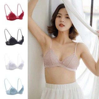 เสื้อในไร้โครง แต่งลูกไม้ รุ่น B-097 ลูกไม้ไม่เเข็ง ไม่คัน เ…