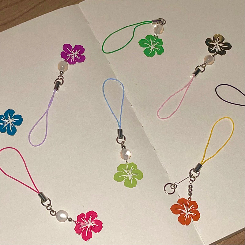 สายห้อยโทรศัพท์ ที่ห้อยโทรศัพท์ (Custom handmade) l Aloha chaba