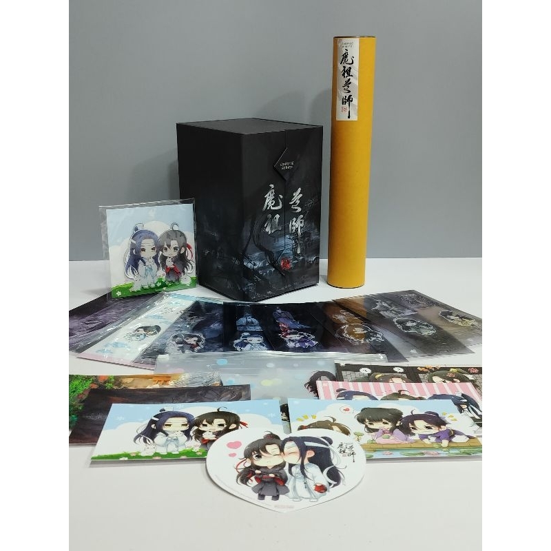 มีตำหนิ Boxset ปรมาจารย์ลัทธิมาร ของรอบจองครบ อ่านรายละเอียดตำหนิที่ด้านล่าง นิยายจีน วาย รัชทายาท