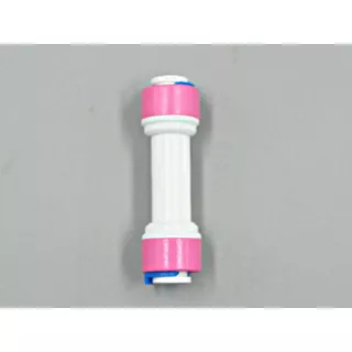 ข้อต่อตรง เสียบสาย 2 หุน ทั้ง 2 ด้าน แบบมีเช็ควาล์ว Check Valve พลาสติก Food grade อะไหล่เครื่องกรองน้ำ RO