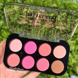 พาเลท​อายแชโดว์​ &​ บลัชออน 8 สี Hasaya​ Girl​ Blush โทนส้มส้มน้ำตาล โทนอิฐ โทนชมพูตุ่น เนื้อแมตต์ สีสวย ติดทน 4u2
