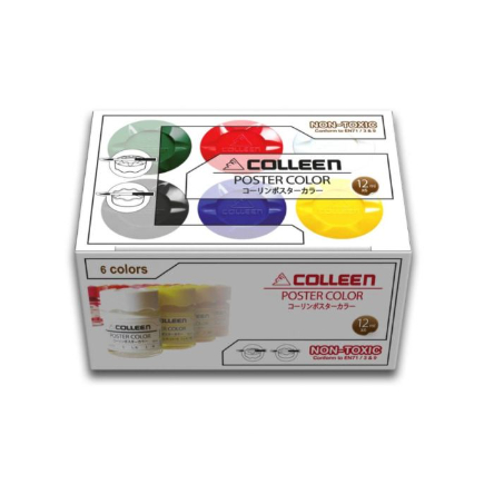 Colleen (คอลีน) สีโปสเตอร์ Colleen ชุด 6 สี ขนาด 12ml.