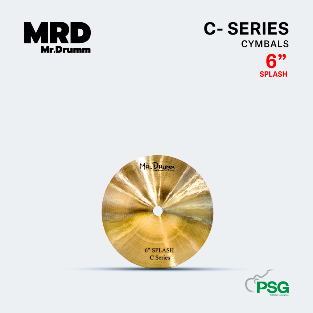 MR.DRUMM : CYMBALS C-SERIES 6” SPLASH ฉาบ