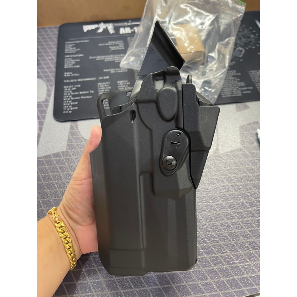 ซองนิรภัย Safariland 7390RDS ไฟ+ดอท Lv.2 พี320 3.8" ดำ ขวา/ซ้าย