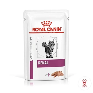 Royal canin Renal Loaf pouch cat 85g บรรจุ 12 ซอง. อาหารรักษาโรคไตแมวชนิดเปียกขนาดบรรจุซองละ 85 กรัม