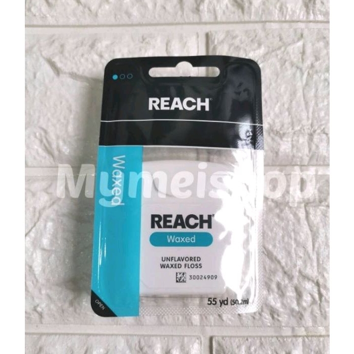 Reach ไหมขัดฟัน 2 ชิ้น Reach Dental Floss Waxed พร้อมส่ง Reach ของแท้จากอเมริกา Reach Floss ขัดฟัน ไ