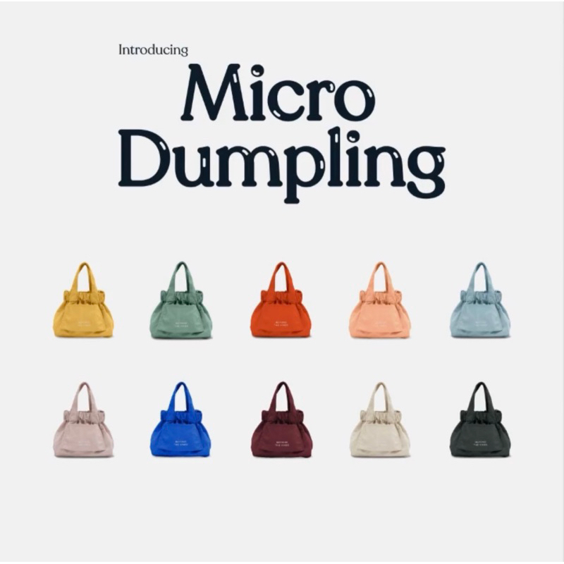 พร้อมส่ง Micro Dumpling Beyond the Vines BTV กระเป๋า ผ้าร่ม บียอนด์ เดอะ ไวน์ สะพายข้าง