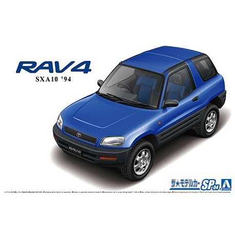 โมเดลรถยนต์ AOSHIMA TOYOTA SXA10 RAV4 '94 1/24