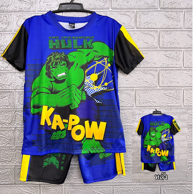 ชุดเด็ก ชุดเด็กพิมพ์ลายทั้งตัวเสื้อ+กางเกง ใส่ได้ทั้ง ดช/ดญ - รูปที่ 3