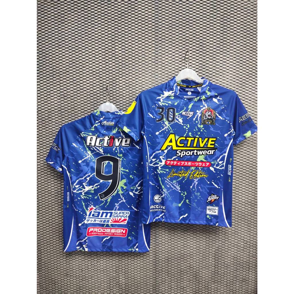 เสื้อกีฬาพิมพ์ลายคอห้าเหลี่ยมสีสดซักแล้วสีไม่ตกรับประกันคุณภาพจากแบรนด์ D5004