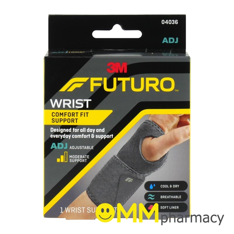 FUTURO WRIST พยุงข้อมือรุ่นคอมฟอร์ท-ฟิต ชนิดปรับกระชับได้