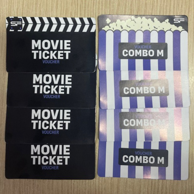Voucher SF บัตรชมภาพยนตร์ SF Deluxe และ Combo M