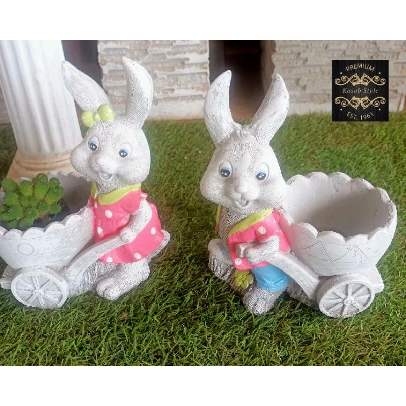 กระถางตุ๊กตาปูนปั้นสำหรับตกแต่งประดับสวนสไตล์คลาสสิคอังกฤษวินเทจโรมันมินิมอลแบบคู่ - รูปที่ 2