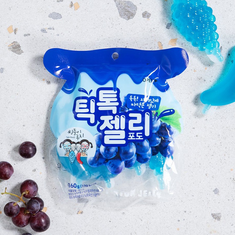 เยลลี่ผลไม้ 1แพค 4 ห่อ ขนมดัง ❤️ ASMR Tik Tok Jelly เยลลี่ติ๊กต๊อก รสผลไม้ มีบริการปลายทาง