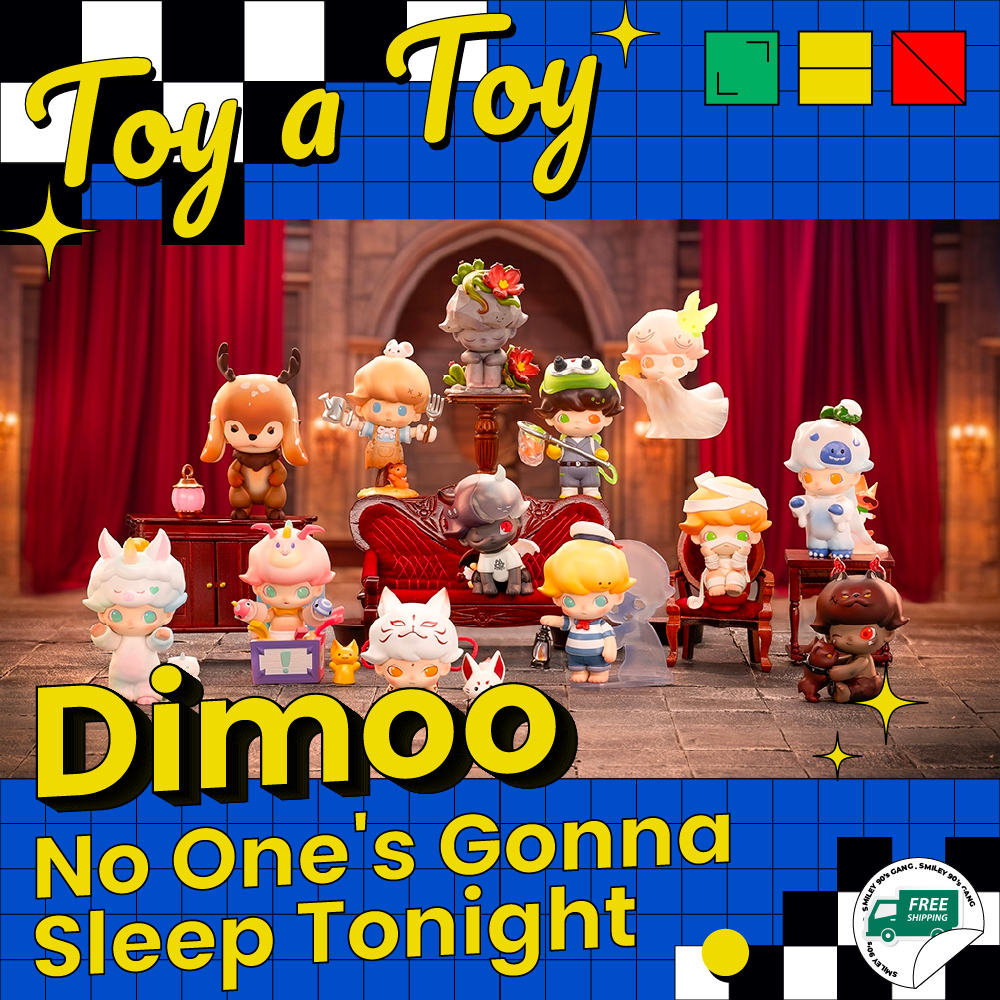 🔥ยกกล่อง-ส่งฟรี🔥 POP MART - DIMOO No One’s Gonna Sleep Tonight ลิขสิทธิ์แท้100% พร้อมส่งทันที ไม่ต้องรอ!!
