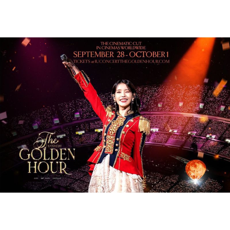 โปสการ์ด Postcard IU CONCERT The Golden Hour จาก Major Cineplex Limited Edition ไอยู Photocard IU 20