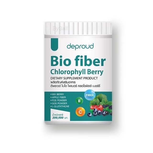 (1กระปุก) ไบโอไฟเบอร์ คลอโรฟิลล์ เบอร์รี่ Deproud biofiber chlorophyll berry