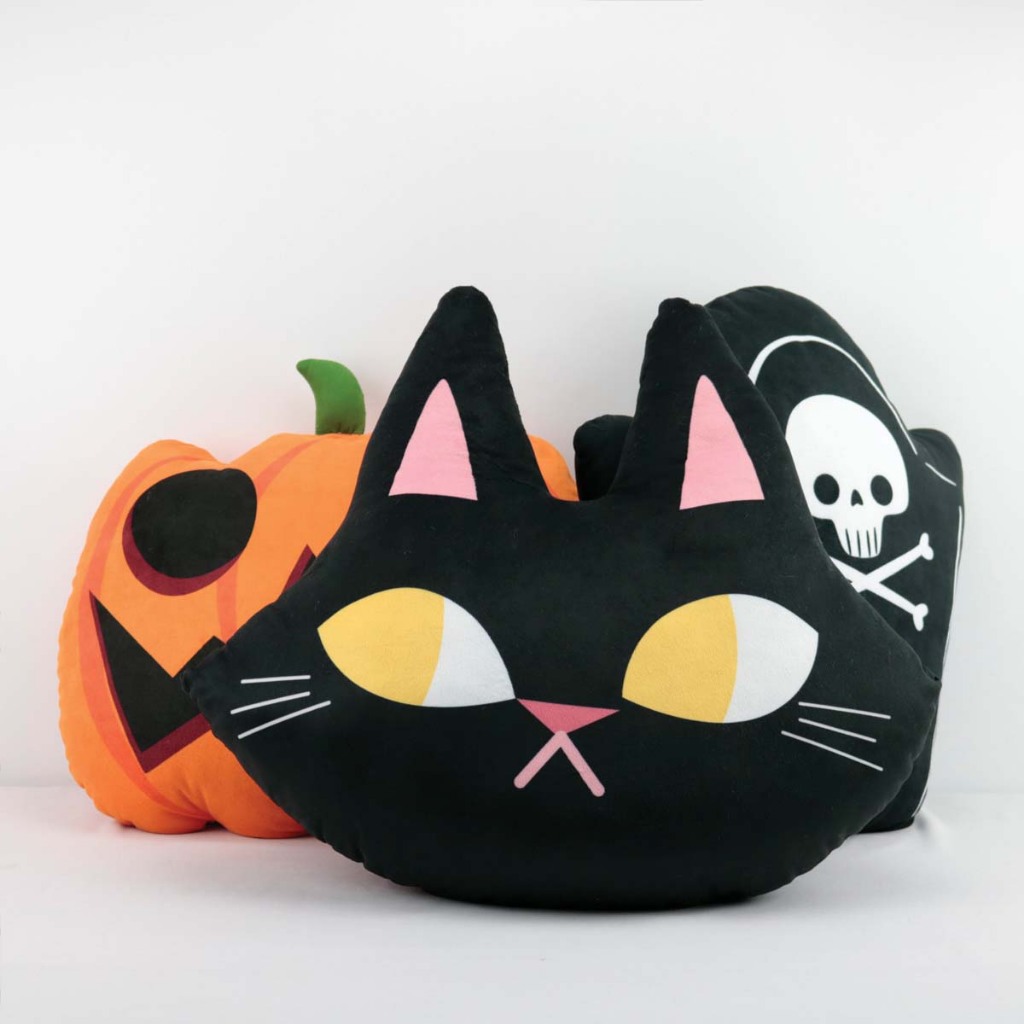 ตุ๊กตาไดคัท ลายHalloween ด้านในยัดด้วยใยสังเคราะห์ ไม่ทำให้อับชื้น