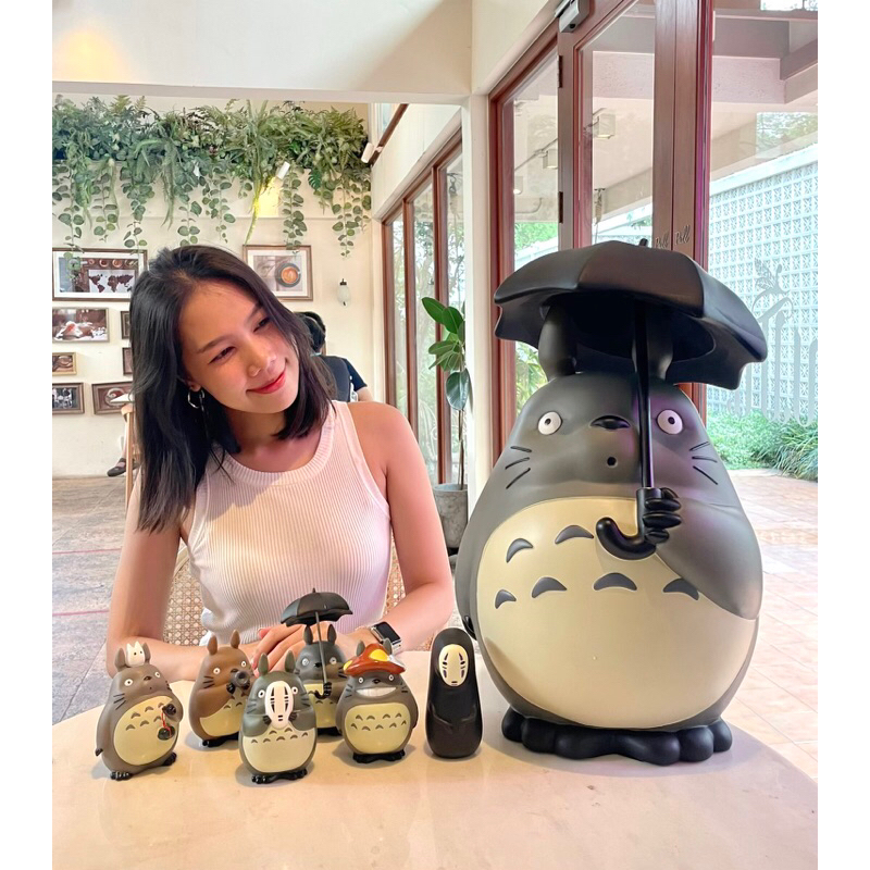 พรีออเดอร์- กระปุกออมสินโตโตโร่ TOTORO โทโทโร่ตัวยักษ์55ซม.(1ตัว) ใหญ่สะใจ จุได้เยอะมากก ของสะสมFanArt Ghibli
