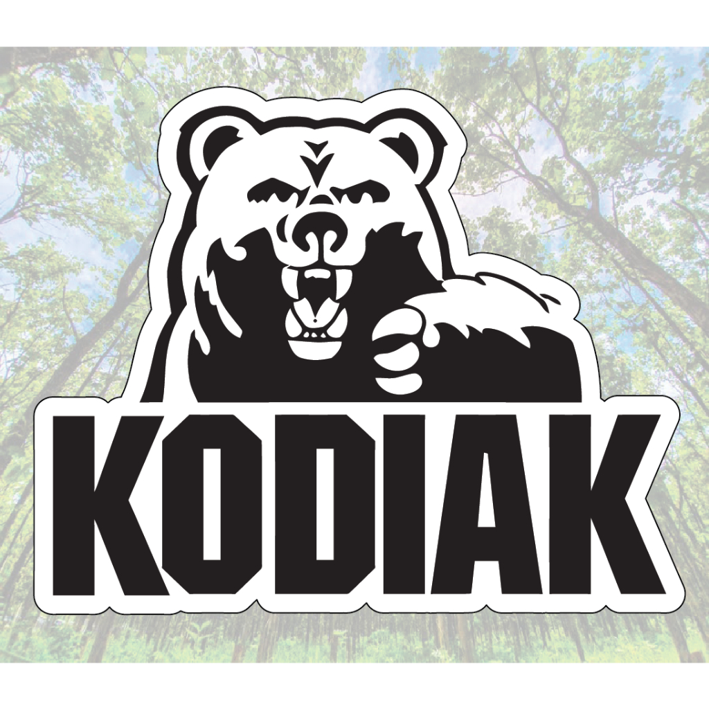 ⛰🏕สติ๊กเกอร์แคมป์ปิ้ง สติ๊กเกอร์แคมป์ ลาย KODIAK เป็นชิ้นๆ