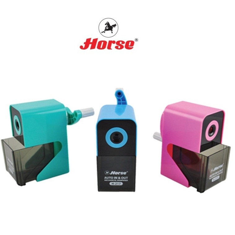 Horse ตราม้า เครื่องเหลาดินสอ แบบเหลี่ยม ตราม้า -217 จำนวน 1 ตัว
