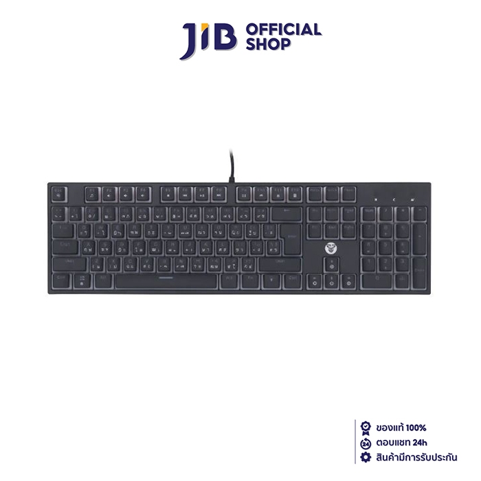 KEYBOARD (คีย์บอร์ด) FANTECH ATOM RGB RIY MK887S (BLACK) (RED SWITCH - RGB LED - EN/TH)