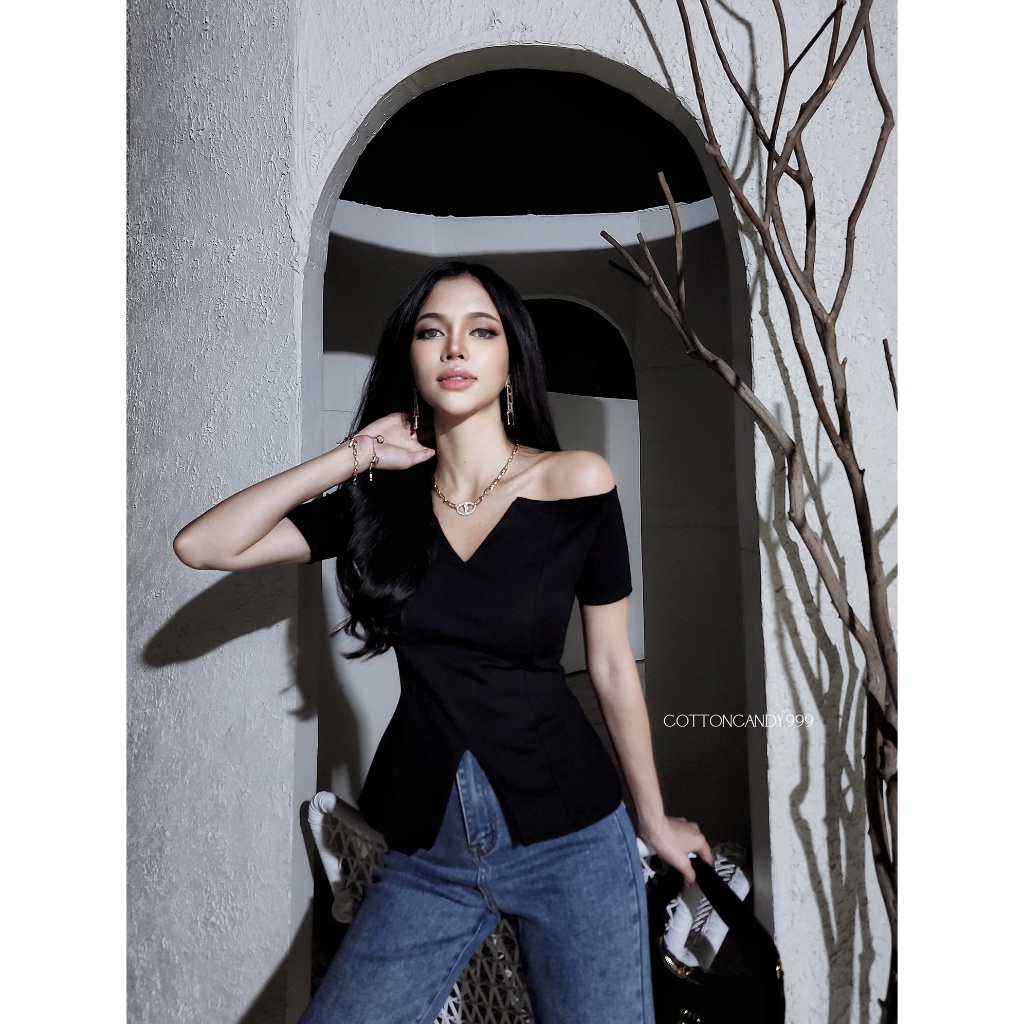 Ada Studio :: #CottonCandy เสื้อทรงเก๋ Linda premium top