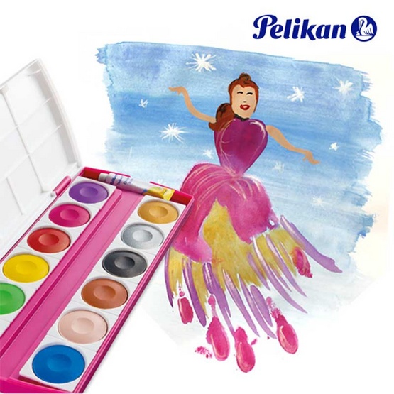 Pelikan Paint Box PI-12 color Princess
