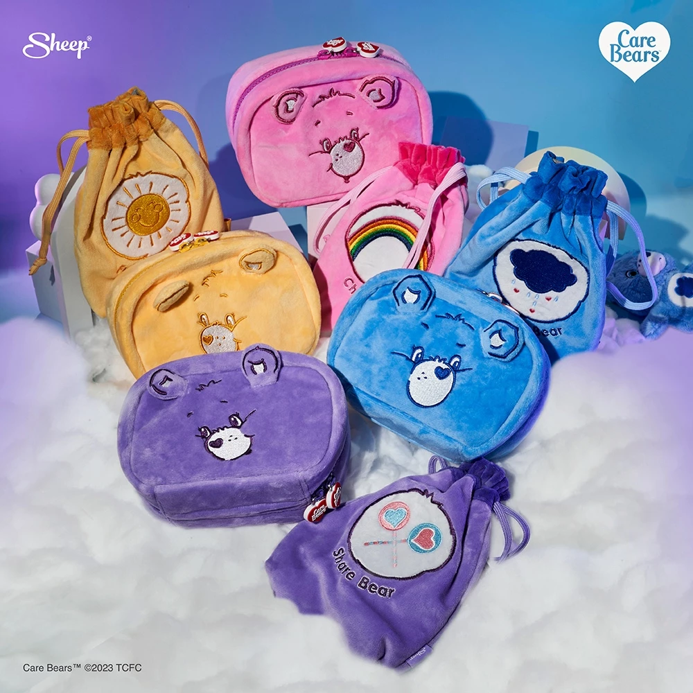 Classic Care Bears Gadget Pouch Bag กระเป๋าเอนกประสงค์
