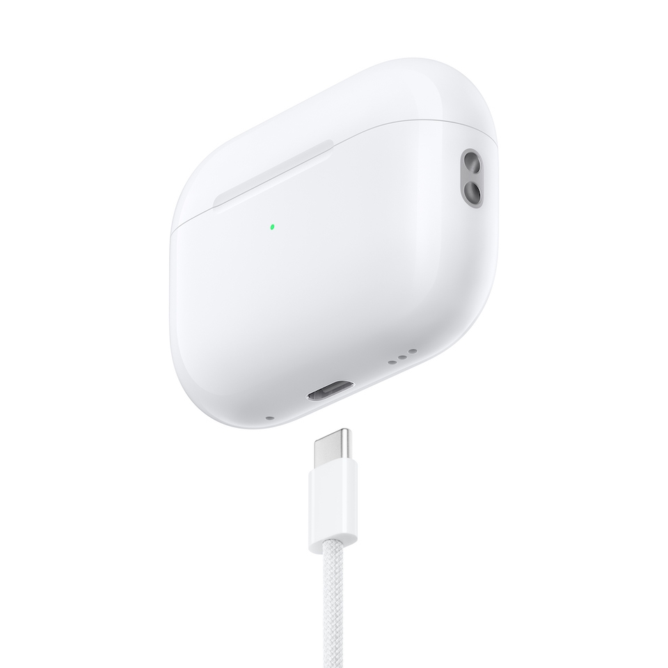 AirPods Pro (2nd generation) with MagSafe Case (USB‑C) 2023 ; iStudio by UFicon