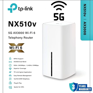 ⚡️เร้าเตอร์ใส่ซิม 5G⚡️ TP-LINK (NX510V NX200) AX3000 Wi-Fi 6 Router เพียงใส่ SIM card ก็เพลิดเพลินกับเครือข่าย 3y.