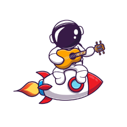 go to the moon sticker