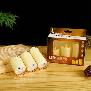 เทียน led candles เทียนใส่ถ่าน เทียนปลอม No. RP468 เทียนประดับ เทียนตกแต่ง เทียนสร้างบรรยากาศ เทียนอิเล็กทรอนิกส์ ตกแต่ง