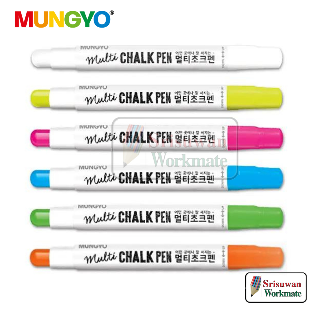 แยกด้าม 1 ด้าม Mungyo Chalk Pen ปากกาสีชอล์ค ลบออกได้ ปากกาเขียนกระจก ชอล์คเขียนกระจก Chalk Marker MBG-12