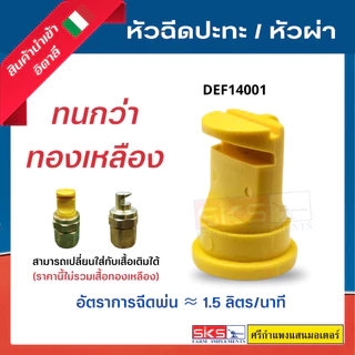 หัวพ่นยา / หัวฉีดยา แบบผ่า/ปะทะ สี ISO