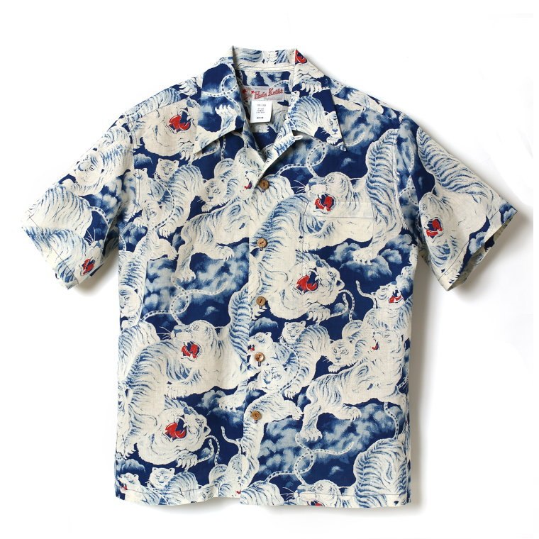 HULA KEIKI HAWAIIAN SHIRT "THE HUNDRED TIGER"