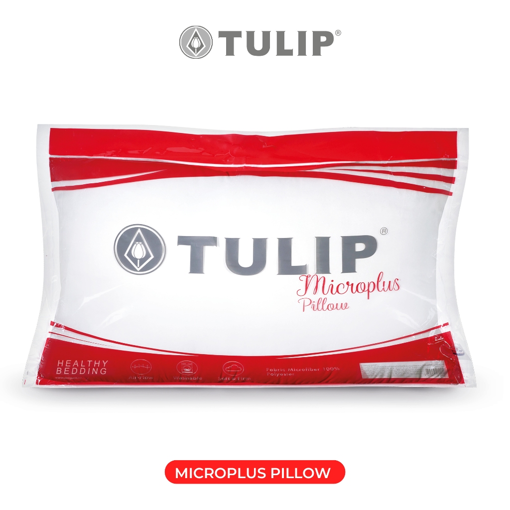 Tulip หมอนหนุนใยสังเคราะห์ Tulip  Micro Plus Pillow