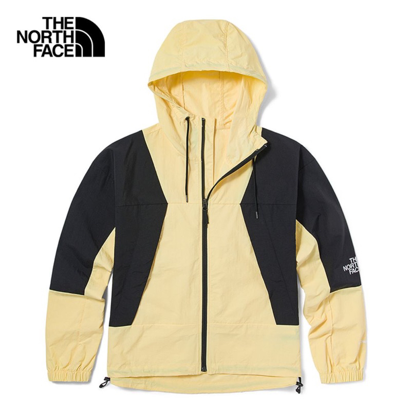 THE NORTH FACE W PERIL WIND JACKET-AP -PALE BANANA เสื้อกันลม เสื้อแจ็คเก็ต