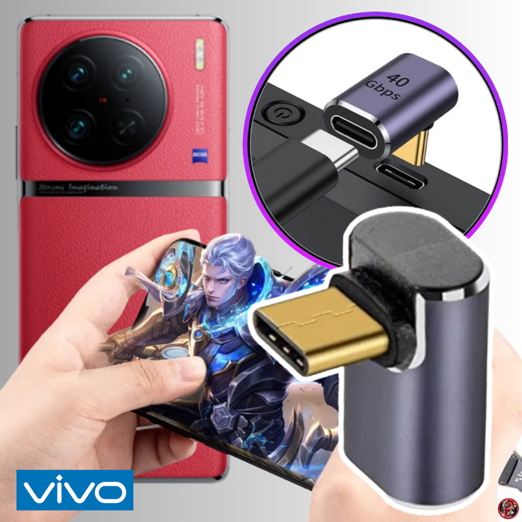 อะแดปเตอร์ ตัวแปลง ต่อ สายชาร์จ Adapter Usb-C to Type-C For Game รองรับการชาร์จ 100W ถ่ายโอนข้อมูลรว