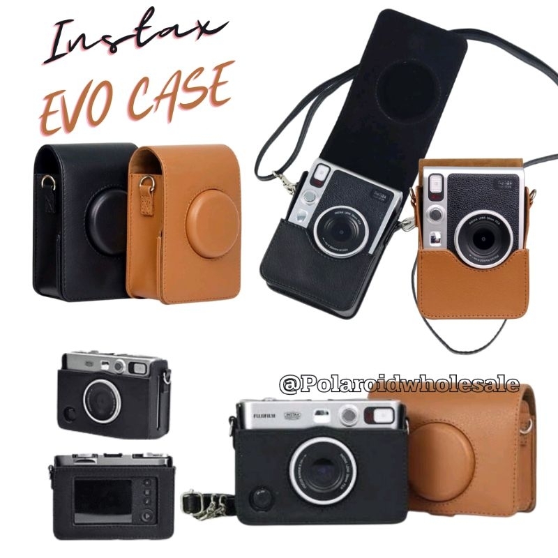 กระเป๋าหนัง Instax Mini Evo