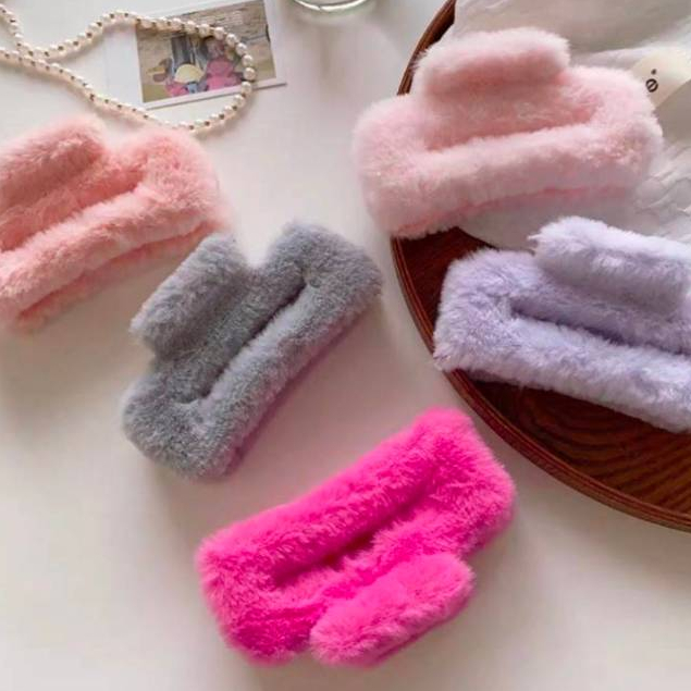 กิ๊บหนีบผม สี่เหลี่ยมแบบขนมิ้ง หลากสี พร้อมส่งจากไทย
