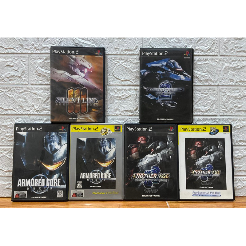 แผ่นแท้ [PS2] รวมภาค Armored Core (Japan) 2 3 Nexus AC Another Age Silent Line Formula Front