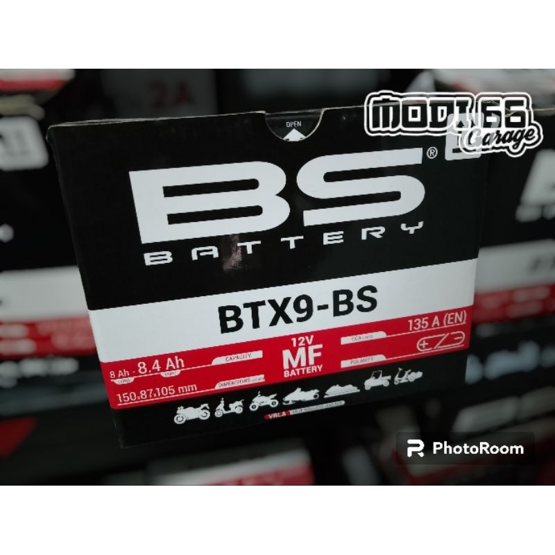 แบตเตอรี่  BS BTX9-BS