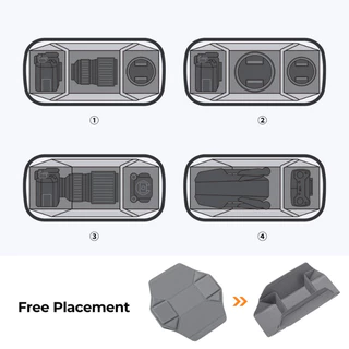 กระเป๋ากล้อง K&F คาดอกคาดไหล่ 2 in 1 Camera DSLR Backpack Portable Bag