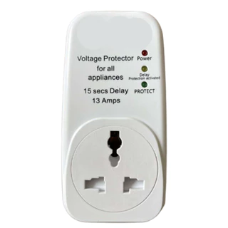อุปกรณ์กันไฟตก ไฟเกิน ไฟกระชาก ปลั๊กตู้เย็น ปลั๊กตู้แช่ Voltage Protector Surge Protector