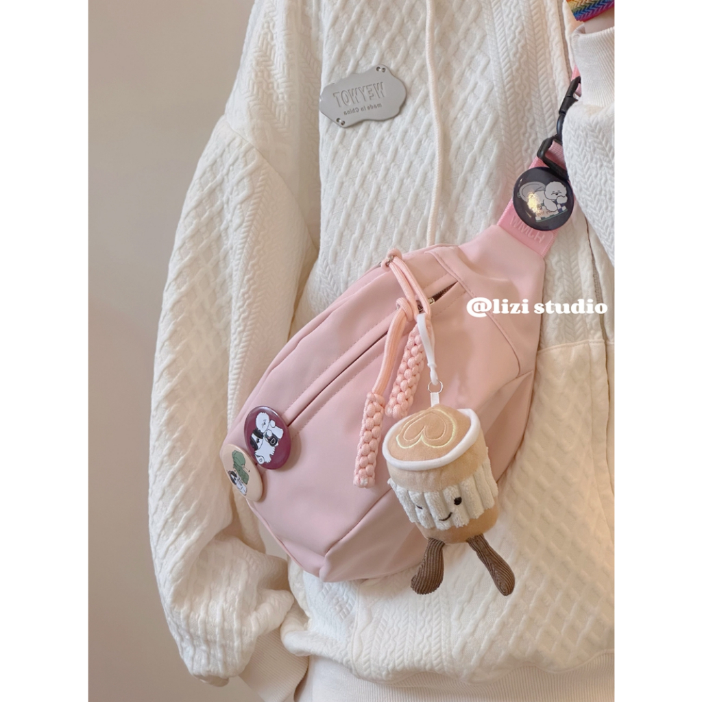🔥พร้อมส่ง🔥กระเป๋าคาดอกแฟชั่นสไตล์เกาหลี คาดเอว สะพายข้าง