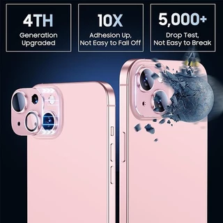 Hoerrye พร้อมตัวป้องกันเลนส์กล้อง iPhone 15 /15 Plus กระจกโปร่งใส 17 /16 ฝาครอบหน้าจอกล้องด้านหลังกระจกนิรภัยโลหะ HD