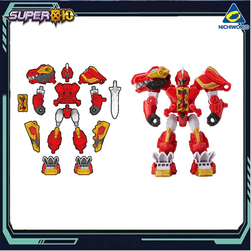 Super 10 Mix Change Tyrannus ซุปเปอร์เท็นหุ่นไทรันนัสประกอบแปลงร่าง รหัส SPT14065 — صورة 3